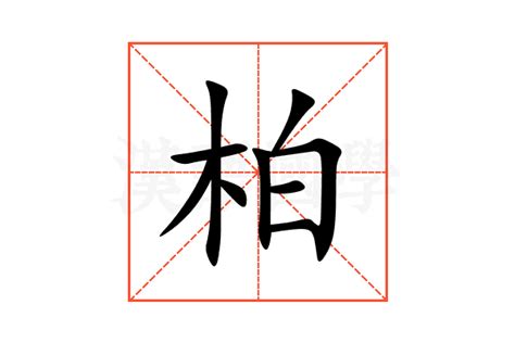 柏 同音字|柏字的解释